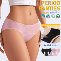 Culottes de Règles en Coton Bio Protection Intégrale Flux Abondant Lavables Durables Anti-Fuites pour Femmes (Vente en Gros)