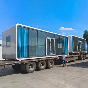 Prefab Apple Cabin for Unused Land Modern Prefab Houses Apple Cabin Frame Pod <strong>Capsule</strong> Home the Apple Cabin on the Wheel - Product Image 1