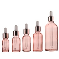 Großhandel Mini-Glasfläschchen mit Pipette 10ml 15ml 20ml 30ml 50ml Anpassbare Farbe Pipettenverschluss Mattiert Kosmetik Serum Ätherisches Öl