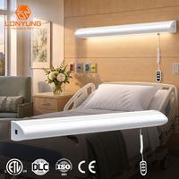 Lampe de chevet Lonyung Healthcare 2 pieds, température de couleur réglable, trois CCT sélectionnables (3000K, 3500K, 4000K), pour chambres de patients