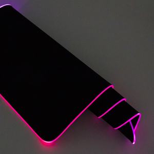 Tapis de jeu pour clavier personnalisé avec logo, antidérapant, grande taille, imperméable, tapis de souris de jeu RGB personnalisé avec différents modes d'éclairage - Product Image 6