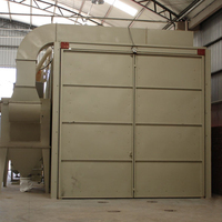 Cabine de grenaillage fabriquée en Chine Machine Pot Air Blasting Conteneur Chambre Sablage