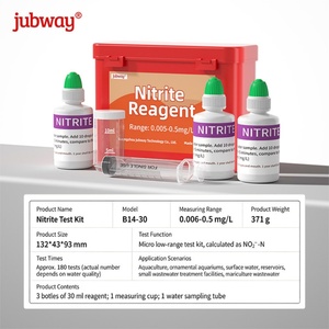 Kit de Prueba de Nitritos Jubway 0.006-0.5mg/<span class=keywords><strong>L</strong></span> para Acuarios y Acuicultura, Medidor de Calidad del Agua de Bajo Rango <span class=keywords><strong>NO2</strong></span>-N, Previene el Estrés en los Peces - Product Image 2