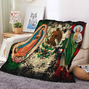 ผ้าห่มลายพระเยซูและพระคัมภีร์ ขายดี ออกแบบได้ตามต้องการ ผ้าห่มนุ่ม อุ่นสบาย เหมาะเป็นของขวัญสำหรับชาวคริสต์ - Product Image 5