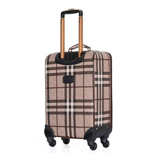 Equipaje de maleta giratoria de cuero PU con cerradura-Diseño unisex multifuncional - Product Image 6