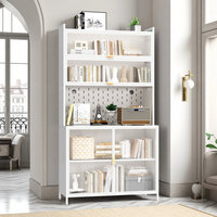 Étagère de rangement de cuisine en métal avec 2 tiroirs et 5 étagères, durable et facile à nettoyer, pour le rangement des aliments et des ustensiles de cuisine