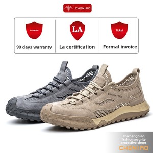 Zapatos de seguridad para hombre, ligeros, anti-rotura y anti-pinchazos, nuevo modelo con placa de acero, transpirables y resistentes a los olores. - Product Image 3