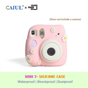 Funda de Silicona Caiul para <span class=keywords><strong>Instax</strong></span>, Linda, Suave y Ecológica, Protección para Cámara Fujifilm <span class=keywords><strong>Instax</strong></span> <span class=keywords><strong>Mini</strong></span> 7+, Ajuste Perfecto, Resistente a Arañazos - Product Image 4