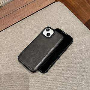 Étui de téléphone personnalisable en cuir TPU 360° intégral, antichoc, anti-traces de doigts, étanche, protection d'écran couleur unie - Product Image 5