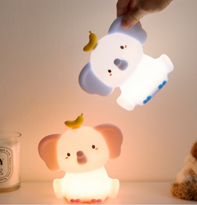 Soft Silicone <b>Elephant</b> Cute Night Light Tap Control Modern Design LED Room <b>Decoration</b> Bedroom Lamp For Kids Sleeping - Product Image 3