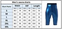 Pantalones Cortos Deportivos de Alta Elasticidad para Hombre, Moldeadores de Cuerpo, para Gimnasio, Entrenamiento, Sauna