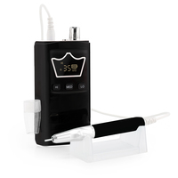 Machine à ongles professionnelle 35000 tr/min, lime à ongles électrique 85W sans balais, faible bruit, équipement portable pour soins des ongles en salon ou à domicile