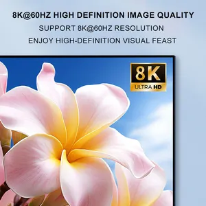 저스트 링크 HDMI2.1 8K 60Hz 비디오 스플리터 변환기 1 In 2 Out 4K120Hz 8K 1x2 Ultra HD 지원 HDTV DVD PS3 Xbox 용 듀얼 디스플레이