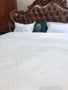 Literie d'hôtel de haute qualité au meilleur prix, 100% <span class=keywords><strong>coton</strong></span> blanc neige, 60s, 330TC, satin jacquard - Product Image 3