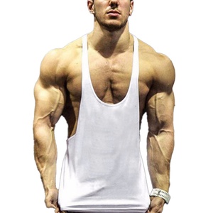 OEM Breathable Knitted Workout Tank Top Gym Stringer Vest <b>Singlet</b> Sleeveless Men Sublimated <b>Running</b> - Product Image 1