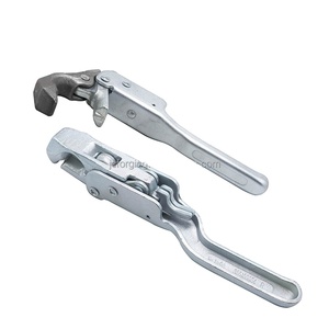 Loquet à bascule latérale en acier Loquet à ressort Benne basculante Dropsid Poignée de verrouillage <span class=keywords><strong>Fermoir</strong></span> de buffet avec plaque de capture - Product Image 1