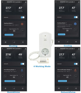<span class=keywords><strong>Thermostat</strong></span> intelligent Wi-Fi sans fil pour chauffage domestique, avec minuterie et contrôleur de chauffage au sol réglable, et compteur de puissance - Vente chaude - Product Image 6