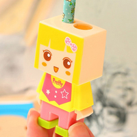 Aiguisoir manuel Kawaii pour enfants, vente en gros, papeterie