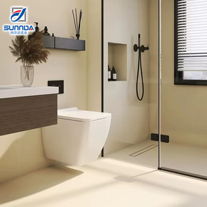 Azulejos satinados para suelo y pared <span class=keywords><strong>de</strong></span> baño Azulejos <span class=keywords><strong>de</strong></span> porcelana <span class=keywords><strong>de</strong></span> superficie mate suave <span class=keywords><strong>de</strong></span> Color beige popular - Product Image 5