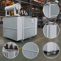 Transformateur immergé dans l'huile à haut rendement OLTC personnalisé 10 kV 2500 kVA, refroidissement ONAF, faible perte, noyau en acier CRGO