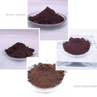 Pigment d'oxyde de fer brun pour carrelage de sol, béton hydrofuge avec poudre de Haba