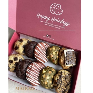 กระดาษฟอยล์ลายนูนแบบพับได้เคลือบด้านคุกกี้ซูชิแสนน่ารักสำหรับวันหยุดสีชมพู - Product Image 3