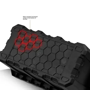 12 Inch <b>Large</b> Capacity Hard <b>Plastic</b> Electrician Toolbox OEM ODM Removable Tool <b>Tray</b> Case Water-resistant IP55 3-Year - Product Image 2