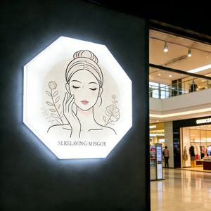 No Moq Custom Ultra-Thin Acrylic Light Box Sign Illuminated Business Sign Ultra <strong>Slim</strong> LED Light Box for Shop Decor - Product Image 3