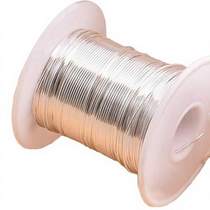 SEJAL CREATION SH3 SH3-SSA033 S925 <b>Sterling</b> <b>Silver</b> DIY <b>Wire</b> Fine Soft for Jewelry Making Necklaces Bracelets Accessories Opp Bag - Product Image 3