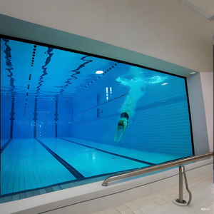 Tùy chỉnh được xây dựng 100% hồ bơi acrylic với cạnh vô cực, hoàn hảo cho việc lắp đặt trên sân thượng với cảnh quan thành phố hoặc đại dương tuyệt đẹp - Product Image 3