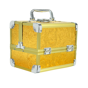 Trousse de Maquillage de Voyage Personnalisable avec 4 Plateaux, Organisateur Cosmétique, Boîte de Rangement de Maquillage Verrouillable, <span class=keywords><strong>Valise</strong></span> de Maquillage - Product Image 1