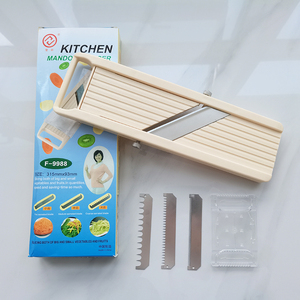 Dao thái rau kiểu Nhật có thể điều chỉnh độ dày, kèm 4 lưỡi dao bằng thép không gỉ - Product Image 2