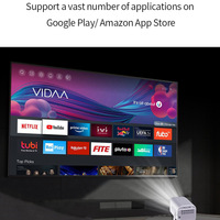 Projecteur XH269 modèle privé, best-seller 2026, 1080P HD 4K, pour dortoir, home cinéma, projecteur portable, mise en miroir d'écran