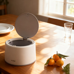 Poubelle de bureau moderne, mini, ronde, en ABS, écologique, pour la maison, le bureau, la <span class=keywords><strong>cuisine</strong></span>, <span class=keywords><strong>recrutement</strong></span> d'agents - Product Image 3