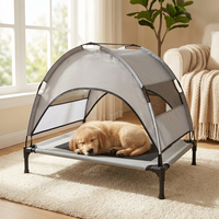 Lit de camping portable pour animaux de compagnie, tente extérieure imperméable avec protection solaire, pour jardin, cour et plage