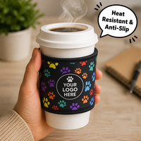 Manchon isotherme portable en néoprène imperméable pour tasse à café, réutilisable, pour boissons glacées estivales