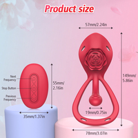 IPX6 Wasserdichter Silikon-Vibrator mit 9 Frequenzen, APP-Steuerung, Neuheit für Erwachsene, Diskrete Verpackung, Tragbarer Massagestab