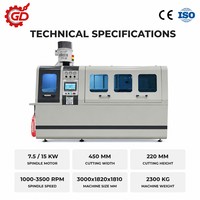 Machine de découpe d'aluminium CNC certifiée CE, coupeur automatique de profilés et de tuyaux avec système hydraulique pour le traitement des métaux