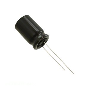Condensateur à traversée de circuit (TH) en aluminium 470 µF 20 % 25 V RADIAL TH UVP1E471MHD – Distributeur agréé - Product Image 1