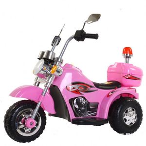 Motocyclette électrique pour enfants de style Harley, jouet à roulettes, acier inoxydable, 3 roues, design durable, rechargeable, tricycle tout-terrain pour garçons - Product Image 1