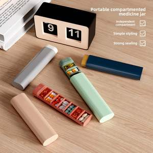 กล่องใส่ยาพลาสติกแบบพกพา 7 วัน ดีไซน์แบ่งช่องเก็บยา - Product Image 2