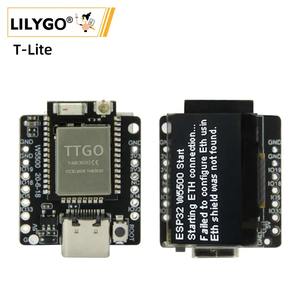 LILYGO T-Lite W5500 ESP32主芯片0.96英寸有机发光二极管C型通用串行总线开发板，带固态硬盘1306，适用于安卓可编程设备 - Product Image 2