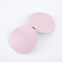 Round Mini Travel Pink Small White Portable Foldable Makeup Led Pocket Mirror with Light