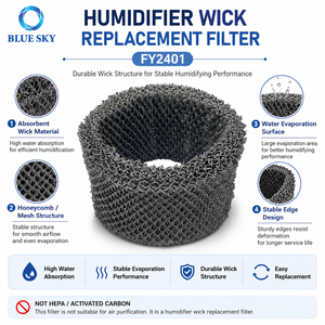 Filtre à mèche de remplacement pour humidificateur FY2401, compatible avec HU4801 HU4802 HU4803 <span class=keywords><strong>HU4811</strong></span> HU4813 - Product Image 4