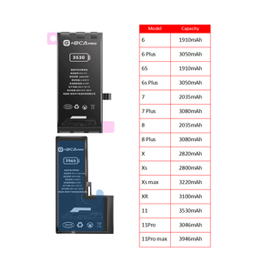 การเปลี่ยน<span class=keywords><strong>แบ</strong></span><span class=keywords><strong>ต</strong></span>เตอรี่สำหรับ iPhone 11 11pro <span class=keywords><strong>11Promax</strong></span> 6 7 8 X XS XSMAX <span class=keywords><strong>แบ</strong></span><span class=keywords><strong>ต</strong></span>เตอรี่แบบชาร์จไฟได้ - Product Image 2