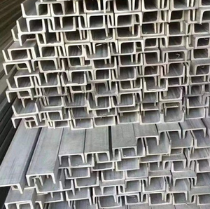 Canaux de jambe de force en acier inoxydable personnalisables Tailles de canal en U Dimensions des canaux en métal pour l'exportation - Product Image 3