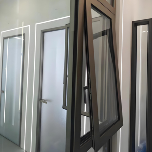 Phong cách Châu Âu nghiêng và biến & ra ngoài cửa sổ với kết thúc hạt gỗ tùy chọn và màn hình côn trùng tích hợp - Product Image 5