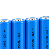 Batterie lithium-ion rechargeable personnalisée 18650 21700 3.7V 1800mAh 2000mAh 2200mAh 2600mAh 3000mAh pour batterie externe et lampe torche