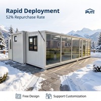 Maison préfabriquée modulaire intégrée sur mesure pour chambre d'hôtes de station balnéaire et projets de logement touristique