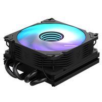 FEZCOOL C904-X47 Refroidisseur CPU à poussée 4 caloducs Tout-en-un à roulement fluide Contrôle intelligent de la température pour configurations ITX ARGB